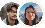 Parent testimonial avatars
