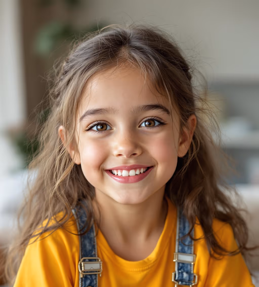 Example of AI-generated baby portrait